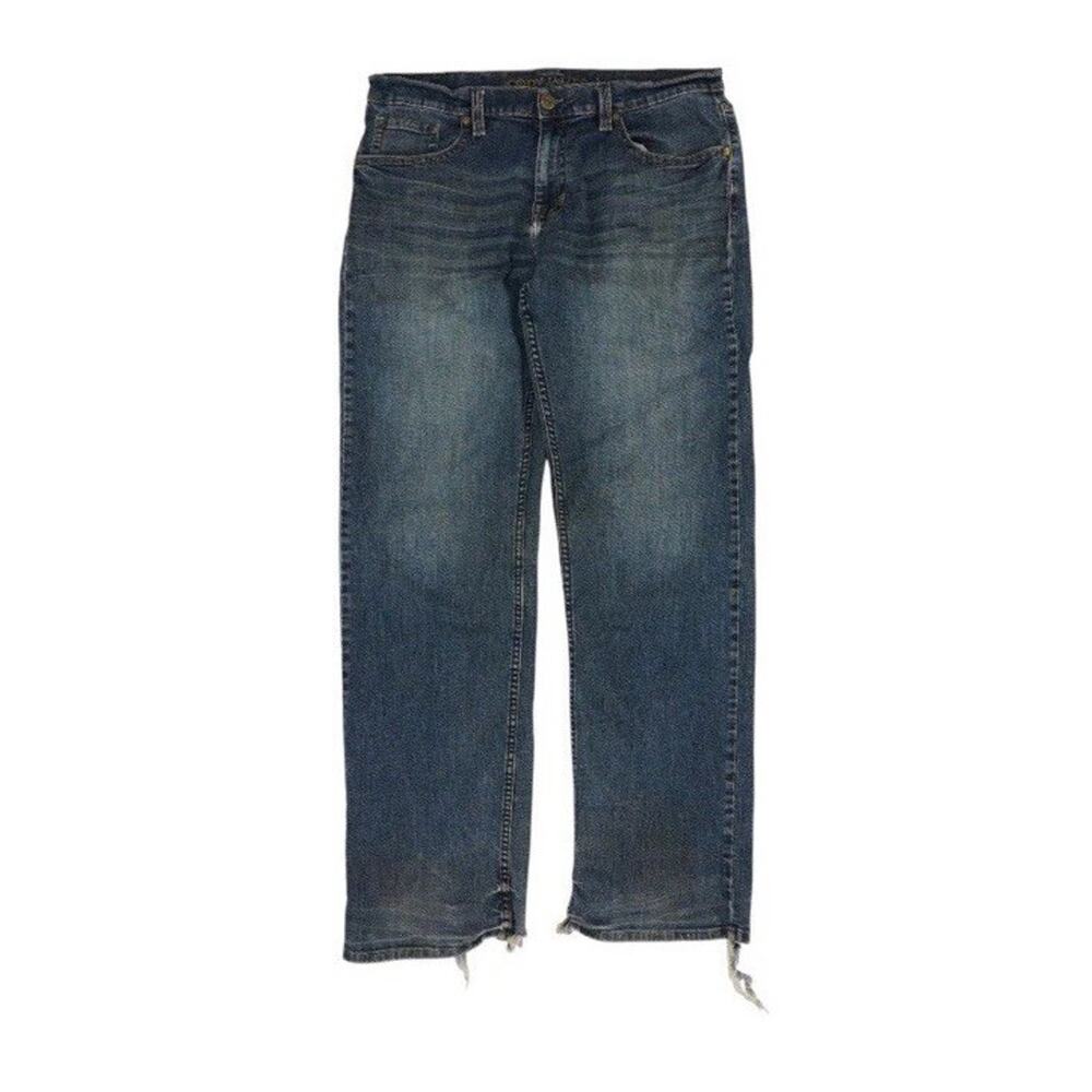 Cody James Mens 36 X 36 Blue Denim Jeans Thrashed